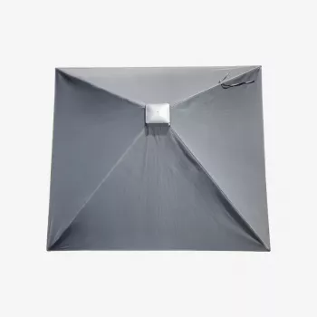 LEIFHEIT Roof LinoProtect 400 rotacinė skalbinių džiovykla su apsauginiu stogu, 40 m džiovinimo ilgio, 4 lynai, aliuminio rėmas, sidabrinė/pilka