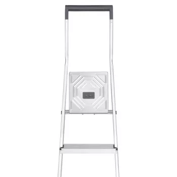 Hailo L40 StandardLine 4 pakopų aliuminio laiptinės su apsauginiu turėklu, 150 kg, EN 131