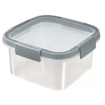 CURVER Smart Eco Fresh kvadratinis maisto laikymo indas 0,9L permatomas su žaliu dangteliu
