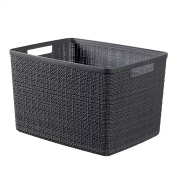 CURVER Jutos pintinė Jute L 20L 36x28x23cm Tamsiai pilka