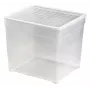 CURVER tekstilinė dėžė su dangčiu 33L permatoma 39,5x34,2x34,3cm
