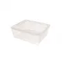 CURVER tekstilinė dėžė su dangteliu, 10L, permatoma, 34,2 x 29,7 x 12,5 cm