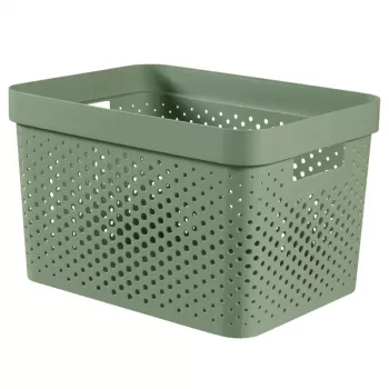CURVER Infinity perdirbto plastiko dėžė 17L 36x27x22cm žalia