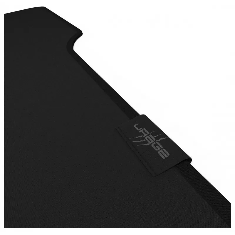 uRage Lethality 355 žaidimų pelės kilimėlis – subalansuotas audinio paviršius, apsiūtos briaunos, neslystantis guminis pagrindas, 355 x 255 x 3 mm