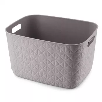 Curver Softex L 19L talpykla daiktams laikyti, pilkai ruda, 37,9x29,2x22,1 cm