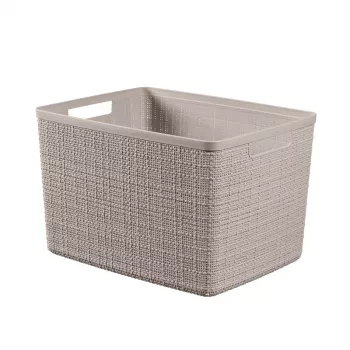 CURVER Basket Jute L 20L 36x28x23cm smėlio spalvos pintas krepšys