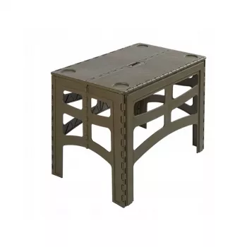 keeeper Sulankstomas lauko stalas Timo L 70x45x55 cm, alyvuogių spalvos, apkrova iki 80 kg
