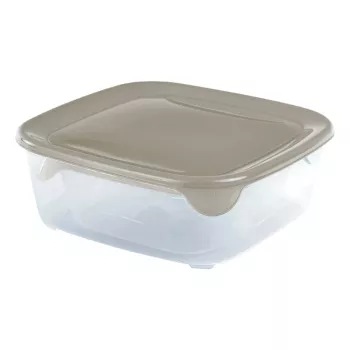 CURVER Fresh&Go maisto laikymo indelių rinkinys, 3 vnt., stačiakampiai, 0,25L + 0,8L + 1,7L, smėlio spalvos