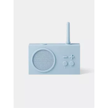 Lexon Tykho 3 nešiojamas FM radijas ir Bluetooth garsiakalbis, šviesiai mėlynas