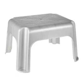 KEEEPER Taburetė Tim 36,5 x 30 x 24 cm, šviesiai sidabrinė, FSC sertifikuotas bambukas, 150 kg apkrova