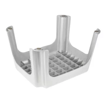 KEEEPER Taburetė Tim 36,5 x 30 x 24 cm, šviesiai sidabrinė, FSC sertifikuotas bambukas, 150 kg apkrova