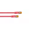 Kabelmeister RJ45 tinklo kabelis Cat.7, itin lankstus TPE apvalkalas, be halogenų, purpurinės spalvos, 2 m