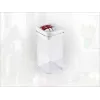 LEIFHEIT Fresh&Easy maisto laikymo indas 1,2 L, hermetiškas, be BPA, permatomas su baltu/pilku dangteliu