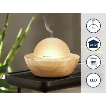 SOEHNLE Air Aromatizer Modena ultragarsinis aromatizatorius, 100 ml talpa, iki 6 val. veikimo, LED spalvų kaitos apšvietimas, baltas