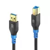 PureLink FlexInstall USB-A į USB-B kabelis USB 3.0 5Gbps 1,50m juodas