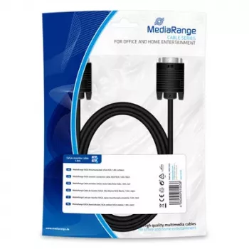 MediaRange SVGA jungties kabelis VGA į VGA 1,8 m juodas
