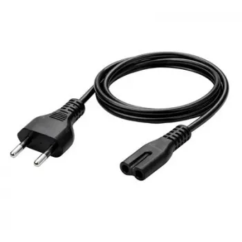 MediaRange MRCS346 IEC maitinimo kabelis 1,5 m Europlug į C7 Figure-8 juodas