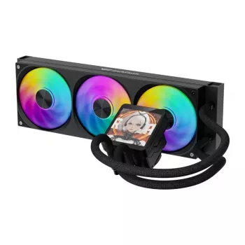 DarkFlash DV360S MAX 360mm ARGB skysčių aušintuvas CPU - juodas