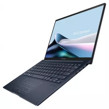 ASUS Zenbook 14 UX3405CA-ISSQD0X nešiojamas kompiuteris, 14 colių WUXGA OLED, Intel Core Ultra 7 255H, 16GB LPDDR5x, 512GB SSD, Windows 11 Pro, prancūziška AZERTY klaviatūra