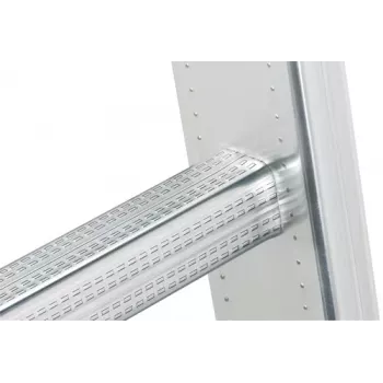 Hailo ProfiStep uno 7118-007 aliumininės atraminės kopėčios, 18 laiptelių, maks. darbinis aukštis 5,95 m, sidabrinės, 9,6 kg