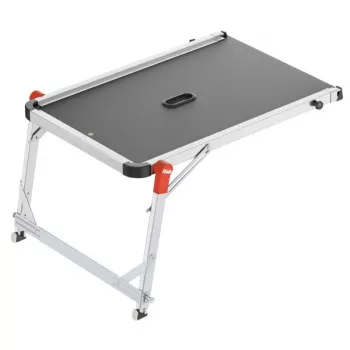 HAILO TP2 Pro laiptinė platforma – reguliuojama aliumininė darbo platforma laiptams, 150 kg, EN 131