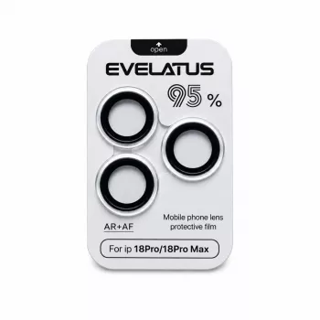 Evelatus Armor Series išmaniojo telefono Apple iPhone 18 Pro / 18 Pro Max fotoaparato objektyvo apsauga - sidabrinė