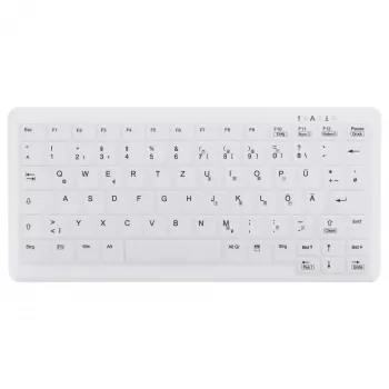 CONTOUR DESIGN Active Key MedicalKey AK-C4110 belaidė klaviatūra, QWERTZ DE, balta, IP68, dezinfekuojama, įkraunama
