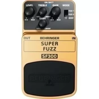 Behringer SF300 Super Fuzz gitaros efektų pedalas su 3 režimais elektrinei gitara