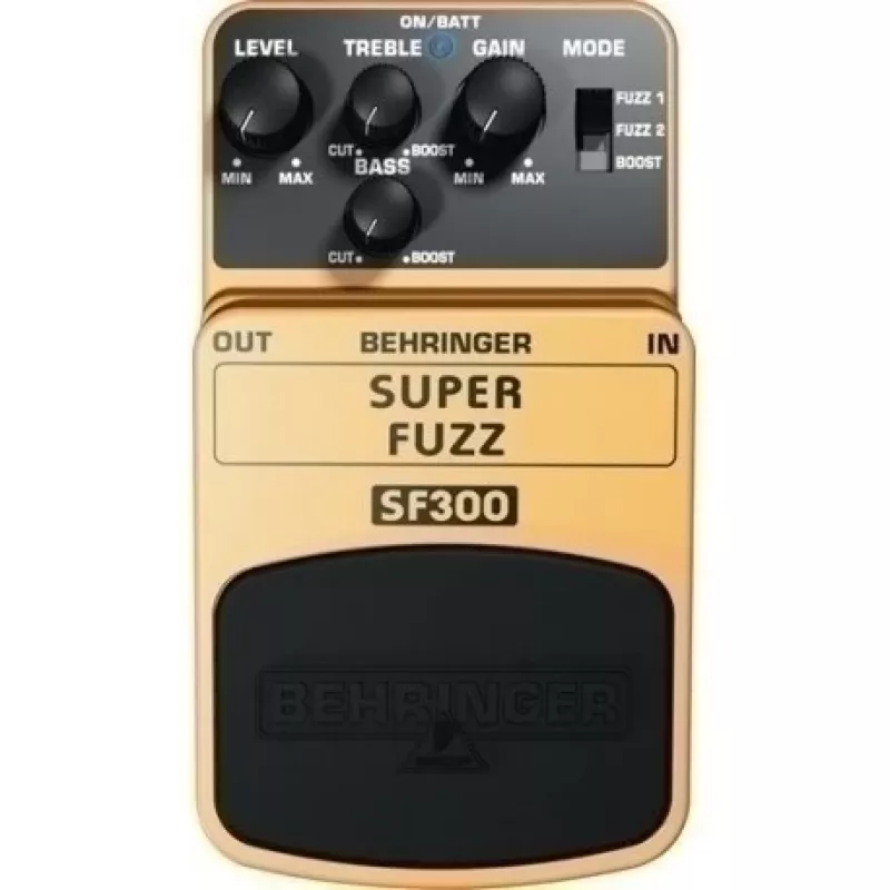 Behringer SF300 Super Fuzz gitaros efektų pedalas su 3 režimais elektrinei gitara