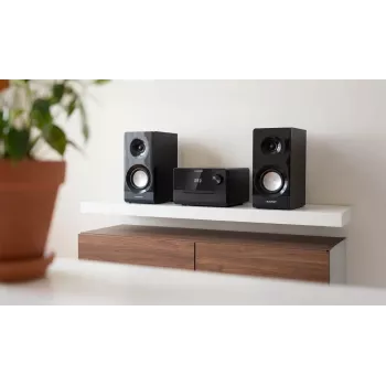 Blaupunkt MS49DAB mikro Hi-Fi sistema su DAB+ ir Bluetooth, juoda
