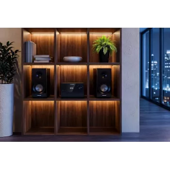 Blaupunkt MS49DAB mikro Hi-Fi sistema su DAB+ ir Bluetooth, juoda