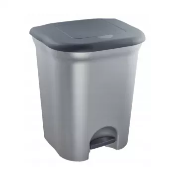 KEEEPER Torge pedal bin atliekų rūšiavimui 2x11L šviesiai sidabrinis