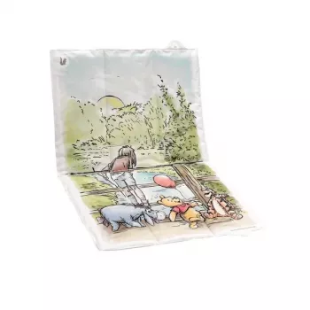 KEEEPER Travel Mat Antek Winnie the Pooh kelioninis čiužinys, sulankstomas, baltas, 70 x 50 x 5 cm