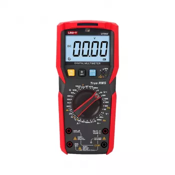 UNI-T UT89X Universal Meter skaitmeninis multimetras 6000 counts True RMS CAT III 1000V/CAT IV 600V su NCV, Live Wire, LPF ir temperatūros matavimu