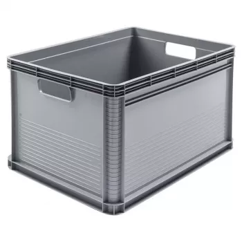 keeeper Robert 64 l talpi transportavimo dėžė, 60 kg apkrova, 600x400x320 mm, pilka