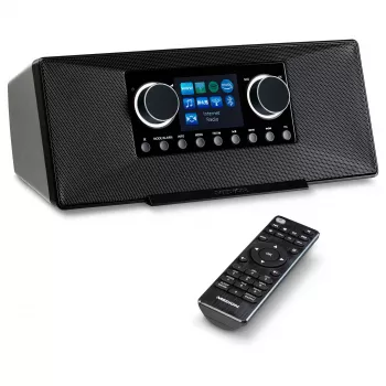 MEDION MD 89289 stereo internetinė radija DAB+ FM Bluetooth Wi-Fi Spotify Connect juoda