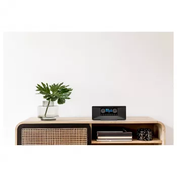 MEDION MD 89289 stereo internetinė radija DAB+ FM Bluetooth Wi-Fi Spotify Connect juoda