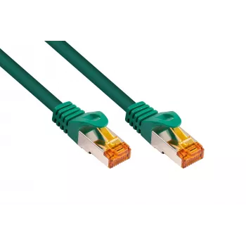 KABELMEISTER Cat.7 S/FTP tinklo kabelis, RJ45, 10 m, žalias, halogenų neturintis TPE apvalkalas, 10 Gbps