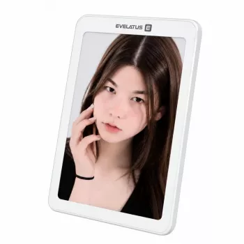 Evelatus LiveCase Display – “Bluetooth” išmanusis ekranas individualioms nuotraukoms, valdomas programėle, baltas