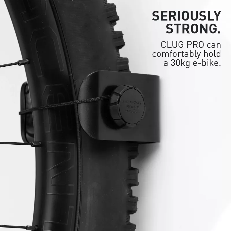 HORNIT CLUG PRO MTB XL dviračio sieninis laikiklis juodas 7764XCP