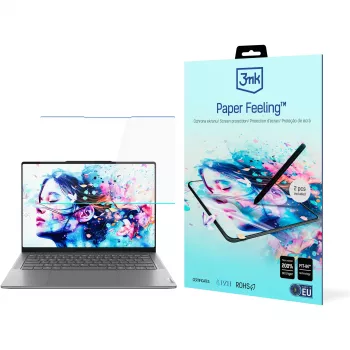 3MK PROTECTION Lenovo Yoga Pro 7 14AHP9 ekrano apsauginė plėvelė su popieriaus efektu - matinė PET plėvelė, atspari atspindžiams, įbrėžimams, optimizuota pieštukui