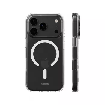 Crong Clear MAG Cover – permatomas „MagSafe“ dėklas „iPhone 18 Pro“ / „17 Pro“