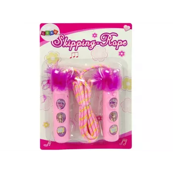 LEAN TOYS Šokdynė Princesses Pink Tinsel