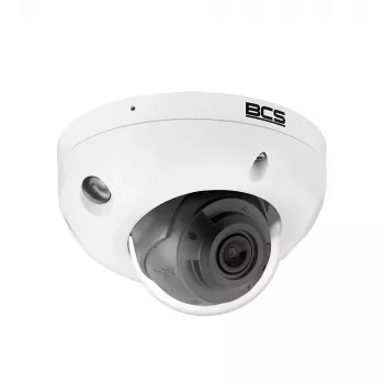 BCS 8MP lauko kupolinė IP kamera su AI analitika, 2,8mm fiksuotas objektyvas, 30m IR, IP67, IK10, PoE BCS-P-DMIP28FSR3L3-Ai2