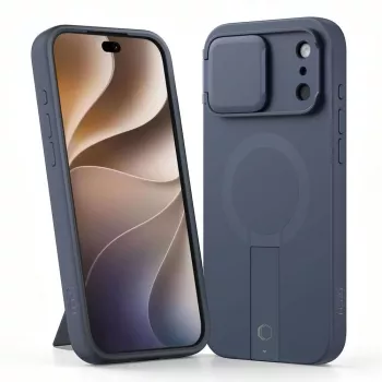 TECH-PROTECT Kevlar Aura MagSafe dėklas iPhone 17 Pro Max / 18 Pro Max - tamsiai mėlynas