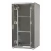 EMITERNET EmiterNet Top laisvai stovinti karkasinė spinta 32U 800x800x1540mm, plieno/stiklo priekinės durelės EM/SH05D-8832