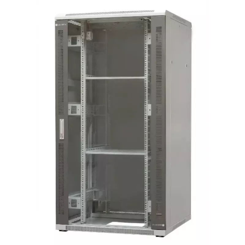 EMITERNET EmiterNet Top laisvai stovinti karkasinė spinta 32U 800x800x1540mm, plieno/stiklo priekinės durelės EM/SH05D-8832