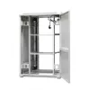 EMITERNET EmiterNet Top 24U laisvai stovintis serverių stelažas, 800x800x1180 mm, stiklinėmis priekinėmis durelėmis, juodas EM/SH05D-8824
