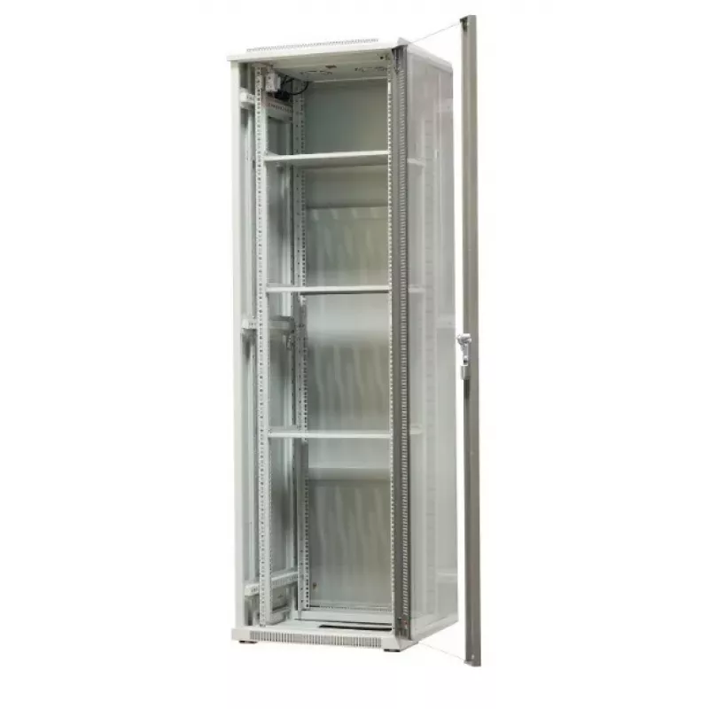 EMITER EM/SH05D-6642 EmiterNet Top 42U laisvai stovintis serverių spintos spintelė 600x600x1980mm juoda
