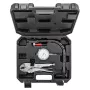 NEO TOOLS TOP-11-130 Stabdžių disko radialinio mušimo matuoklio rinkinys su 0,01 mm ciferblatiniu indikatoriumi, 60 kg magnetiniu pagrindu, lanksčia svirtimi
